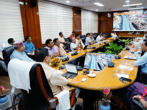 CM Dhami took a review meeting of the Public Works Department