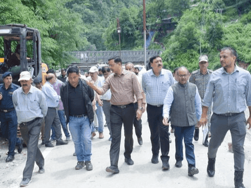 Ground and aerial survey of the affected areas was done by the officials