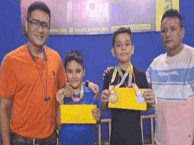 Advik Shah of Haldwani won gold in badminton competition