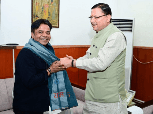 Film actor Rajpal Yadav met CM Dhami