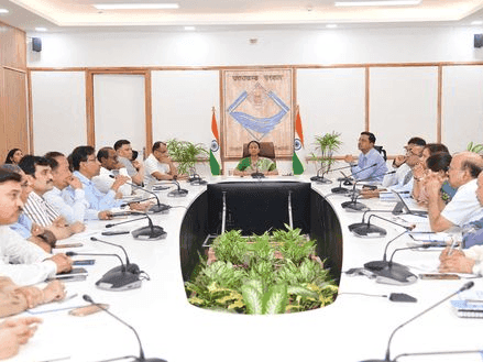 Chief Secretary Mrs. Radha Raturi gave strict instructions to the officers