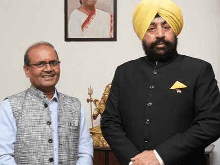 Secretary Disaster Management met Governor Gurmit Singh