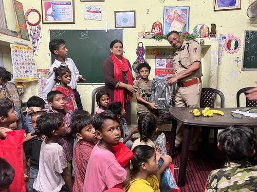Dr. Nilesh Anand Bharane, DIG Kumaon Region took the welfare of children in Veerangana Sanstha