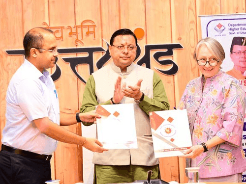 MoU signed between Higher Education Department and Chevening and Infosys Springboard