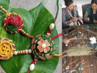 Women of Rudraprayag are making beautiful rakhis from Pirul