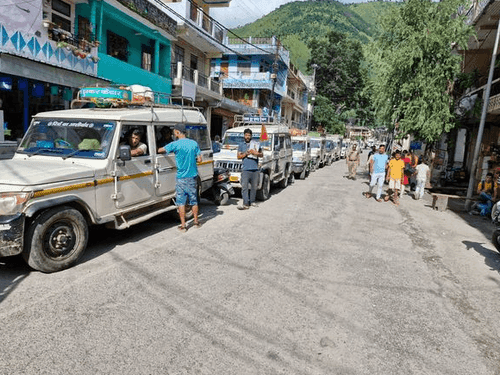 Pithoragarh Police implemented the central parking process