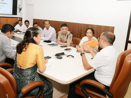 Home Secretary Shailesh Bagoli held a meeting with officials regarding traffic