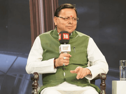 CM Dhami attended the News 18 India Diamond States Summit