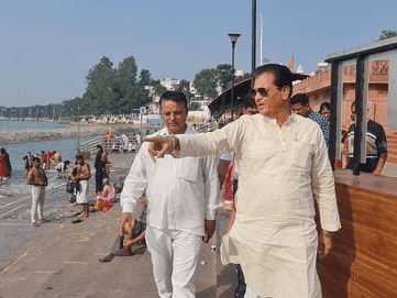 Cabinet Minister Premchand Aggarwal inspected the arrangements for Chhath Puja