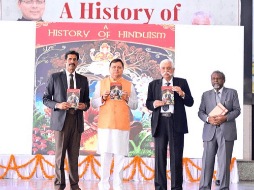 CM Dhami released the book 'A History of Hinduism'