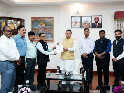 IAS Association officials met CM Dhami