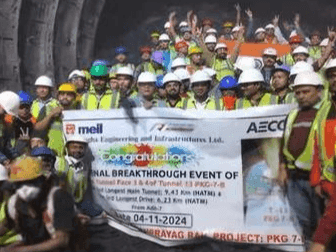 Final breakthrough of Narkota-Sumerpur tunnel