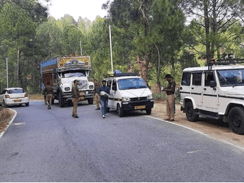 Action taken by Bageshwar Police for violating traffic rules