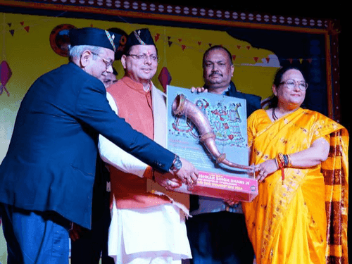 CM Dhami participated in the Himgiri Oho Umangotsav program