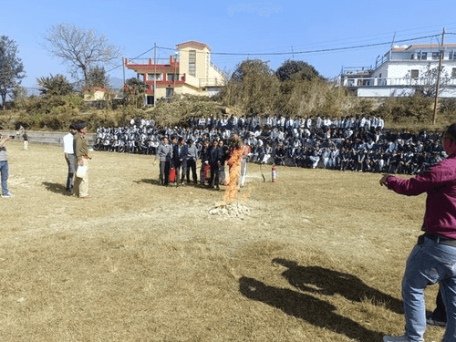 Public awareness campaign program run by Fire Station Ranikhet