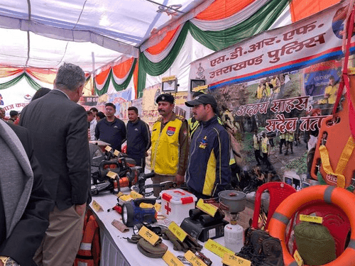 Exhibition of rescue equipment organized by SDRF team