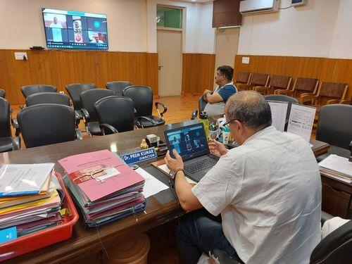 Image for Online meeting was organized under the chairmanship of Hon'ble Minister of Animal Husbandry