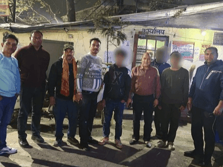 Chaukhutia Police recovered two minor children safely