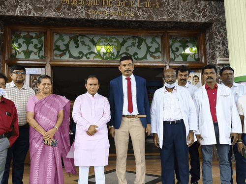 Health Minister Dr. Dhan Singh Rawat visited Madras Medical College