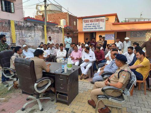 Conferences organized in various police stations of the district to celebrate the upcoming Eid successfully