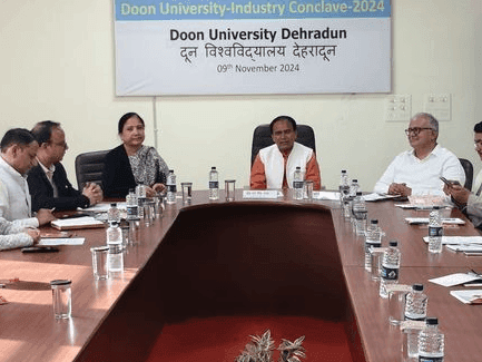 A meeting was organized in Doon University regarding the new education policy