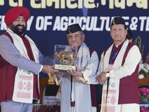 Governor Gurmit Singh participated in the 36th convocation ceremony here