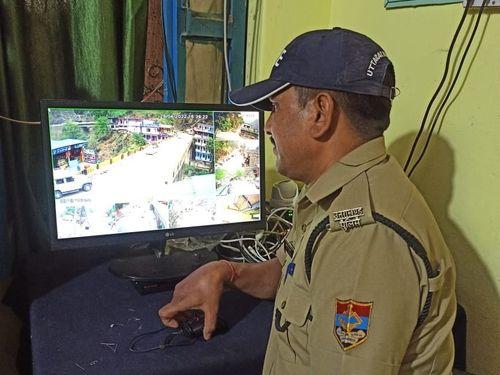 Nandprayag area is equipped with CCTV cameras in view of the Chardham traffic system and security,