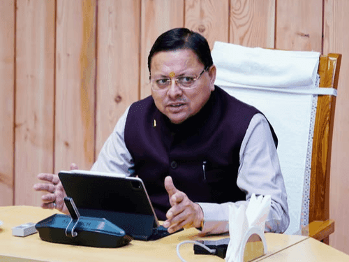 CM Dhami held a high level meeting with officials