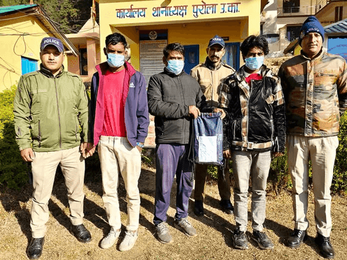 Uttarkashi Police arrested the accused with 02 kg 16 grams of hashish
