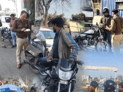 Doon Police takes strict action on traffic rule violations