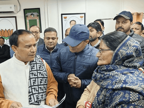 The general public made Cabinet Minister Dr Rawat aware of their problems