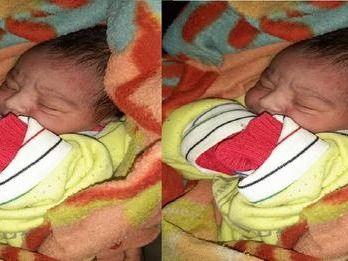 Newborn found thrown in the field
