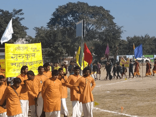 Dr Rawat participated in the 'Third Sanskrit Student Sports Competition'