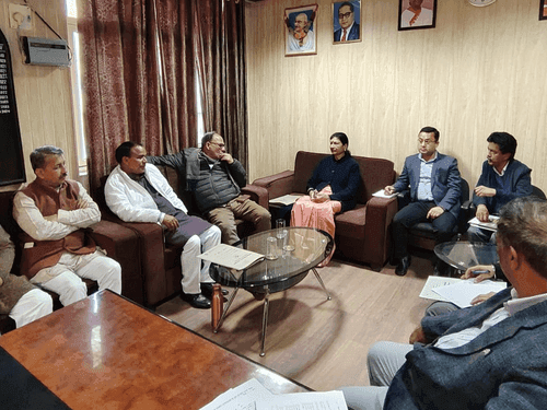 Education Minister Dr Rawat held a review meeting of the Higher Education Department