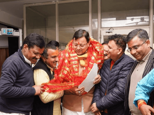 The pilgrim priests expressed their gratitude to CM Dhami