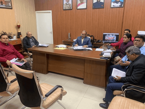 Secretary Disaster Management and Rehabilitation held a virtual meeting