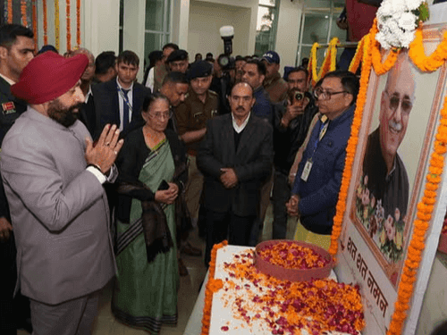 The book 'Harbansh Kapoor: Heritage of Political and Social Values' was released