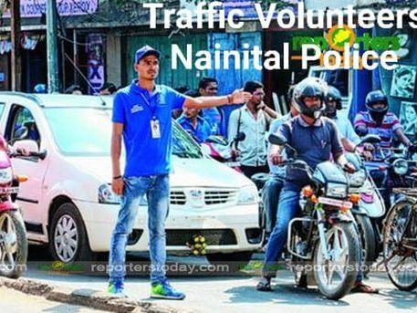 Now local traffic volunteers will cooperate with traffic police in Nainital too in the operation of the traffic system
