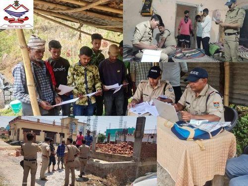 Physical verification of a total of 67858 people was done in the state.