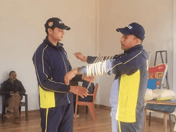 SDRF provided information to school students about disaster prevention