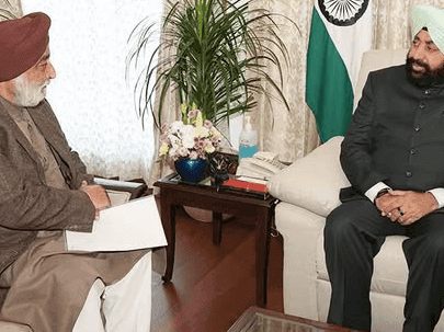 Chairman of Shri Hemkund Sahib Management Trust met Governor Gurmit Singh