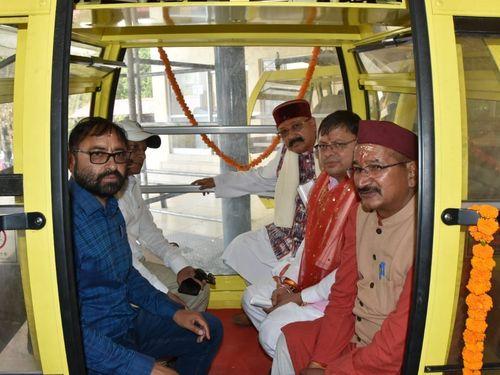 CM Dhami launched Siddhpeeth Maa Surkanda Devi Temple ropeway service