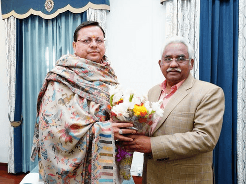 MLA and former cabinet minister Madan Kaushik met CM Dhami