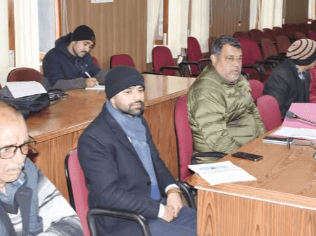 A workshop organized in the Collectorate Auditorium