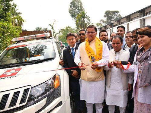 CM Dhami formally launched free health services