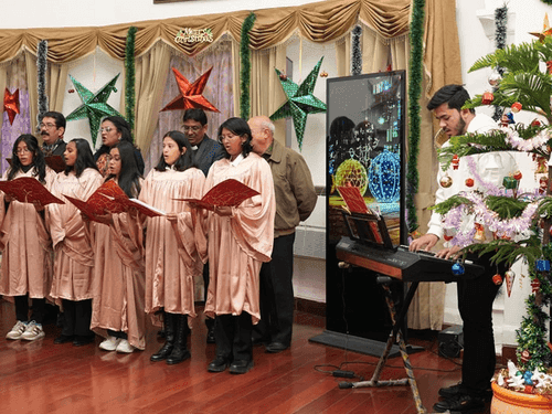 A program organized at Raj Bhavan on the occasion of Christmas festival