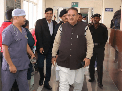 Cabinet Minister Ganesh Joshi participated in the free cataract surgery week