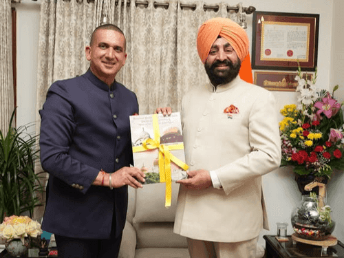 Governor Gurmit Singh released a pictorial book