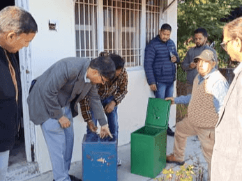 District Magistrate Champawat did on-site inspection of various booths