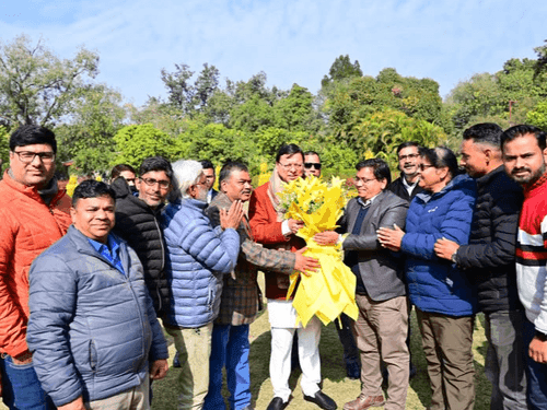 The newly elected executive members met CM Dhami